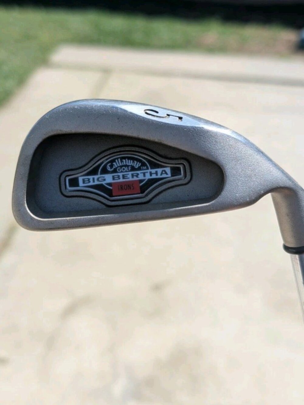 Callaway Big Bertha Irons 5 Iron RH 37.5" Steel Stiff